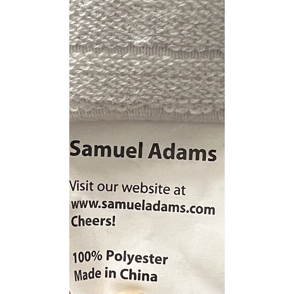 Samuel Adams Brewery Beer Boston Lager Flex Fit Hat Cap Large/X-Large Red Blue - Picture 10 of 10